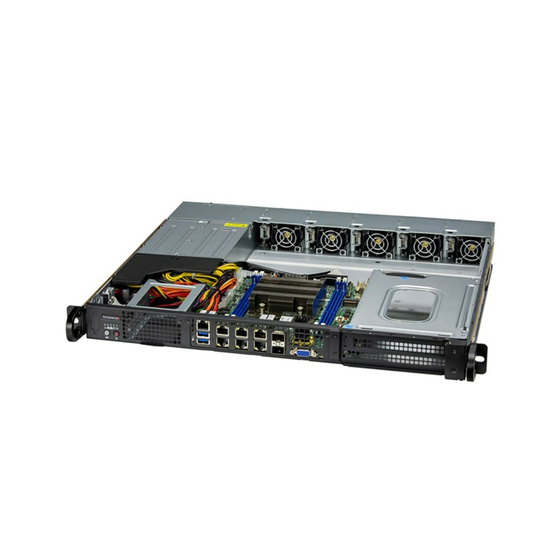Supermicro SuperServer SYS-110D-8C-FRAN8TP IoT 1U 8-Core D-2733NT max. 512GB 4xGbE 2x25G SFP28 2x10GbE 1xPCIe 4.0 2x2,5 1xM.2 IPMI 2x800W