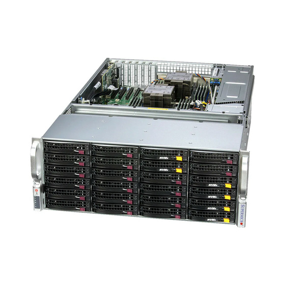 Supermicro SuperServer SSG-641E-E1CR36L 4U DP LGA4677 max. 4TB 6xPCIe 5.0 36x3,5 HBA 2x2,5 2xM.2 2x10GbE IPMI 2x1600W